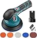 Produktbild Akku Autopoliermaschine, Elektrische Exzenter Poliermaschine Set mit 12v Akkus, Akku Polieren für Auto Boden Möbel Polieren Wachsen