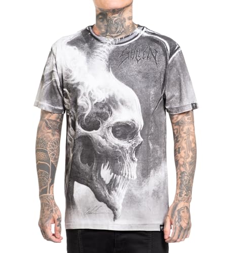 Sullen Men's Grace Artist Series Tattoo Lifestyle Graphic Premium Short Sleeve Tee White