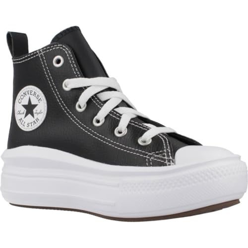 Converse A02067C Chuck Taylor All Star Move Platform Leather Homme Black/Black/White EU 30