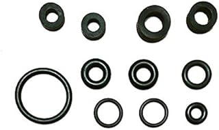 Wicked Seals Fuel Filter Drain Viton Valve Seal Kit w/ Vibra-Locs - 1998 - 2003 For 7.3L Like AP0007 Compatible with Ford Powerstroke engines