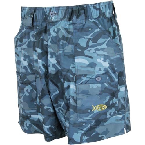 AFTCO Original Fishing Shorts Camo Print - Thumbnail 6