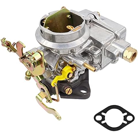 THUNDERMINGO New1 Barrel Carburetor For Ford 1957 1960 1962 144 170 200 223 inline 6CYL 4CYL Engine Replace 1904 Holley Carb 1959 F100 with Manual Choke Cover