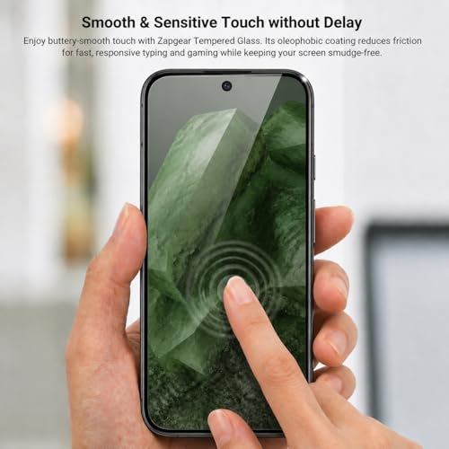 Image of Premium Tempered Glass for Google Pixel 8a 5G | Edge-to-Edge Protection | 9H Military Grade Hardness | Bubble-Free & Case Friendly HD Clear Screen Protector