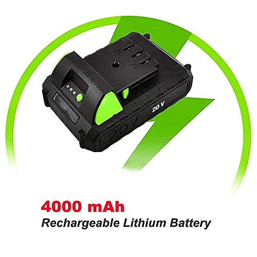 Garden Tiller, Electric Cordless Hand Tiller Cultivator,with 4000mAh Rechargeable Lithium Battery and Charger, Portable… - Afbeelding 7