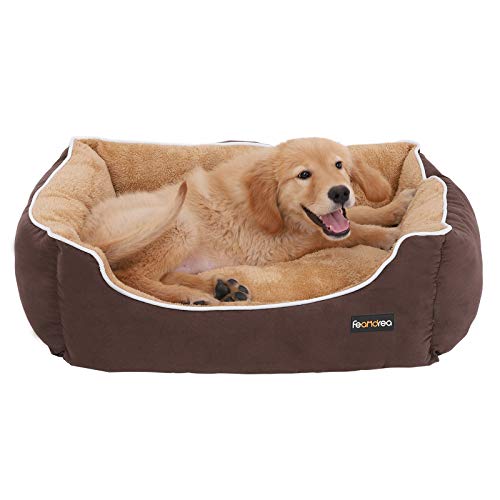 FEANDREA Cuccia per Cane con Copertura in Peluche