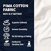 Playera de algodón Pima ultra suave para hombre | corte relajado casual | cuello redondo y manga corta | playera premium 8