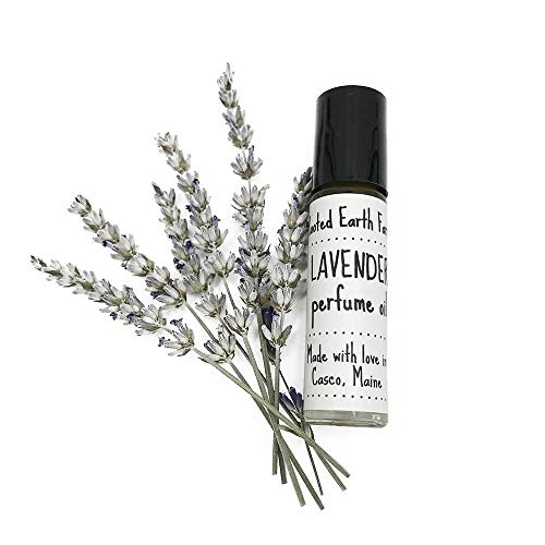 Lavender Perfume Oil Made with Pure Essential Oil for Stress Anxiety Relaxation