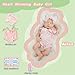 KUICEO Reborn Baby Dolls That Lifelike -18.5 inch Full Body Silicone Sleeping Baby Girl Handmade Face Realistic Body Details for Children Gift