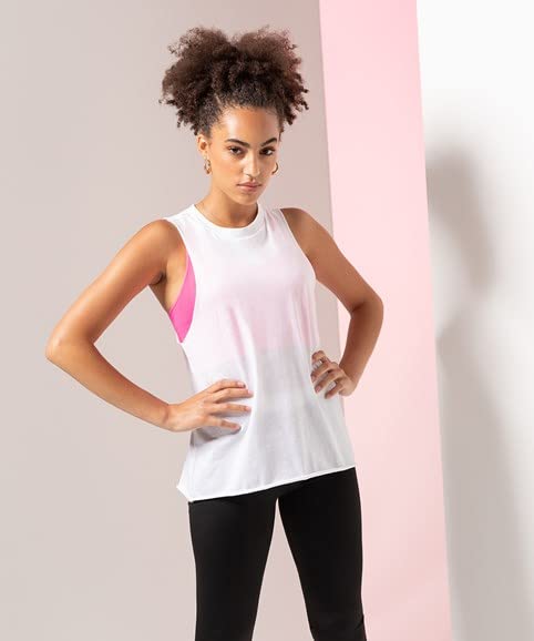Chaleco de cuello alto COOZO en blanco talla S para damas 3