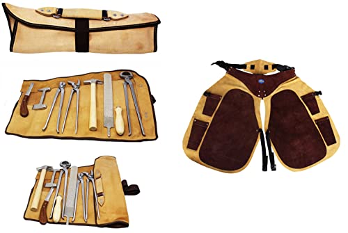 Professional Equine 8 Piece Horse Shoe Farrier Hoof Grooming Tool Kit W/Carry Bag Black 98479 #TOP10