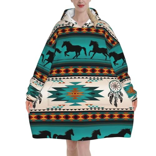 Couverture à capuche en flanelle avec manches, le cadeau réconfortant pour vos proches