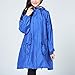 Produktbild Regenponcho Fahrrad Damen 100% Wasserdicht, Regencape Regen Poncho Wandern mit Kapuze Leicht Regenschutz Faltbar Regenmantel Regenjacke Lang für Biker Angeln Zubehör Camping, Blau, H058ZJ