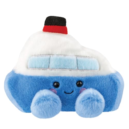 Aurora, 61633, Palm Pals Serenity Boat 5 pulgadas, juguete suave, azul y blanco
