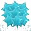 15pcs-iridescent Teal Blue Five Point