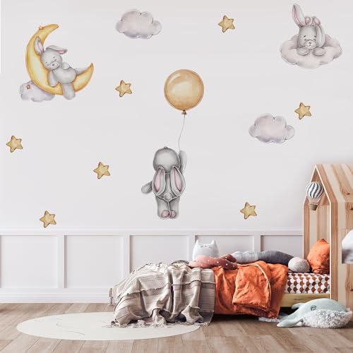 Vinilo decorativo animales durmiendo para habitación infantil