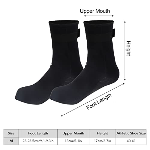Calcetines de neopreno transpirables m elásticos para natación y buceo 8