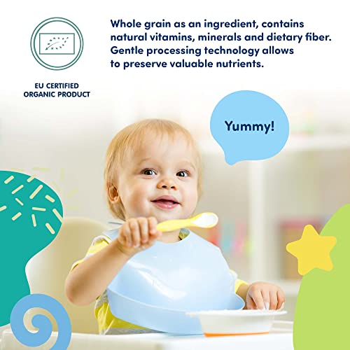 FLEUR ALPINE Baby Food | Organic Rice Baby Cereal Pack of 3 - Baby Porridge for Delicious Breakfast Meals | Nutritious and Instant Gluten Free Porridge 4+ Months with No Added Sugars | 3x7 Servings - Image 6