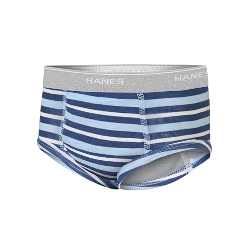 Image of Hanes Boys' Potty Training Underwear, Light Leaks Toddler Cotton Briefs and Boxer Briefs, Multi-pack