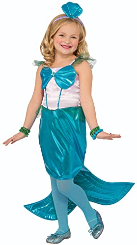 Disfraz de sirena Aquaria para niña, talla grande miniatura 1