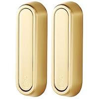 Jeorywoet 2PCS 2.9 Inch Gold Coat Hooks Foldable Wall Hooks Heavy Duty Zinc Alloy Clothes Hanger for Coat Towel Hat Backpack