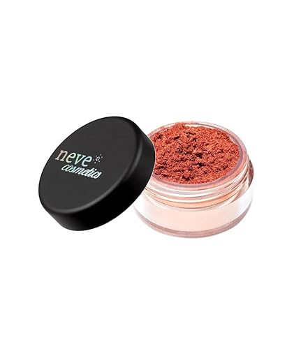Neve Cosmetics Ombretto vegano in polvere libera 100% minerale Sole d'Africa Color rame intenso dal finish luccicante Vegan 2 gr