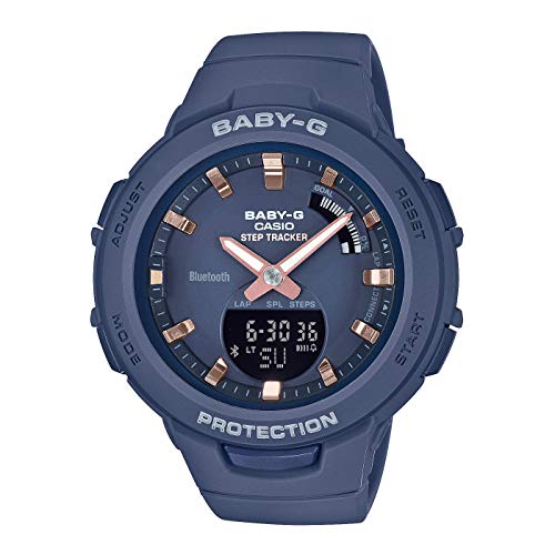 Casio Reloj Analógico-Digital Para Mujer De Cuarzo Con Correa En Resina Bsa-B100-2aer Casio Reloj Analógico-Digital Para Mujer De Cuarzo Con Correa En Resina Bsa-B100-2aer