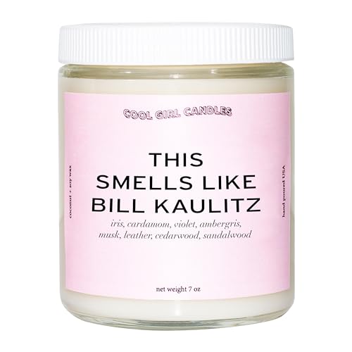 Cool Girl Candles | This Smells Like Bill Kaulitz Candle | l Bill Kaulitz Merch Prayer Candle Gift for Her Tokio Hotel Fan 40+ hours burn time Iris, Leather, Cedar, Sandalwood Scented