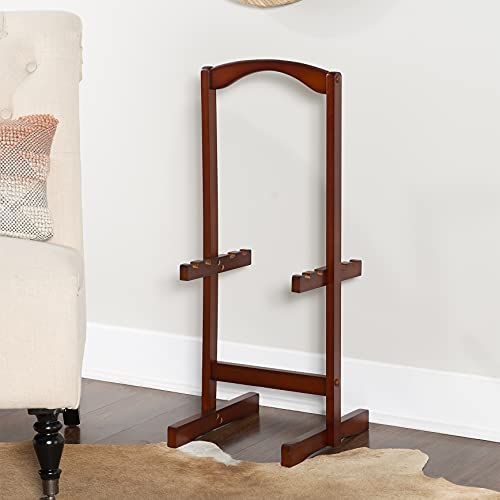 Linon Home Decor Tray Table Set, Faux Marble, Brown #TOP7