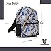 Transformers Optimus Prime Allover Backpack - Optimus, Prime, Megatron and Bumblebee School Bookbag (Grey)