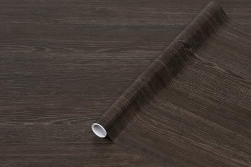 d-c-fix vinilo adhesivo muebles Sheffield Oak Umbra efecto madera autoadhesivo impermeable decorativo para cocina, armario, puerta, mesa papel pintado forrar rollo láminas 90 cm x 2,1 m