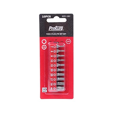 Protorq TORX PLUS IPR, Torx Plus 5-Point Tamper-Proof Security Bits Cover