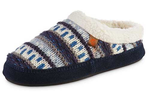 Image of Acorn Womens Slipper with Berber Lining, Suede Siding and Durable Non-Slip Indoor /Outdoor Sole