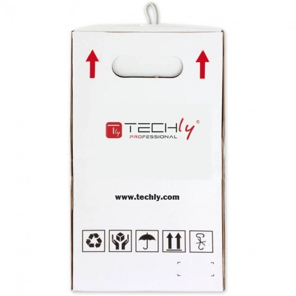 Techly Professional 305526 Matassa U/UTP, 4 Coppie, Cavo Cat.5E Rame 305m Rigido Grigio