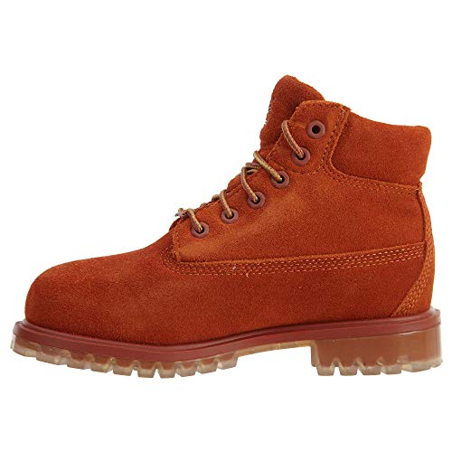 Image of Timberland 6 Inch Premium Waterproof Little Kid's Boots Rust tb0a1ai2 (2.5 M US)