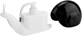 Dispensador de Loção Líquida para Banheiro, Acessórios de Distribuição de Garrafa de Sabão Líquido para Caracol, Bico de Garrafa Estilo Dispensadores de Loção (Preto)  