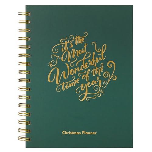 Christmas Planner, A5 Hardcover Notebook - Perfect for Budgeting -
