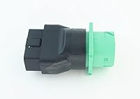 Vista 7 de Adaptador OBD2 macho a verde J1939 hembra