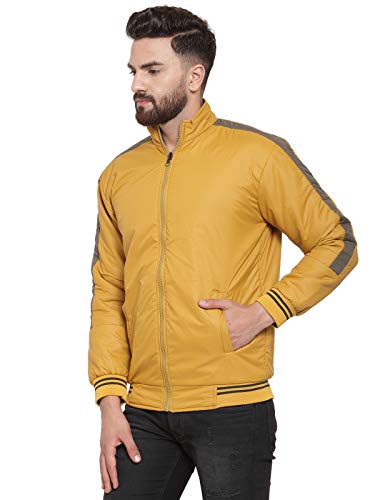 Image of Ben Martin Men's Regular Jacket (Bm-Jkt-Fs-19972--42A Mustard Yellow Xl, Nylon)