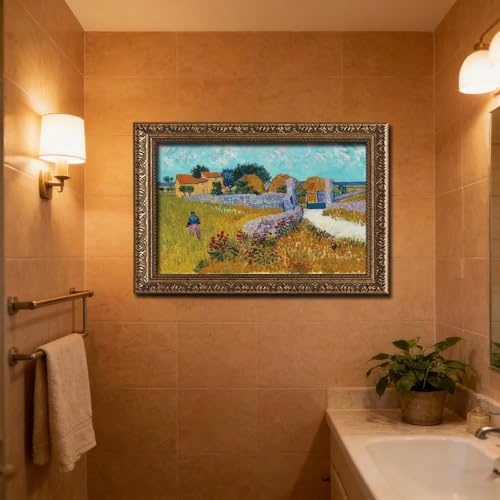 Impression sur toile Van Gogh Provence 50x75 cm pour décoration murale - 6