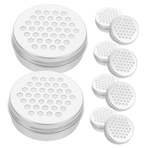 Supvox 10stücke Aroma Diffusor Aus Aluminium Für Ätherische Öle Praktischer Lufterfrischer-Box-diffusor Leichter Dufttrainingszubehör Für Hunde Elegantes Design Für Schlafzimmer Arbeitszi