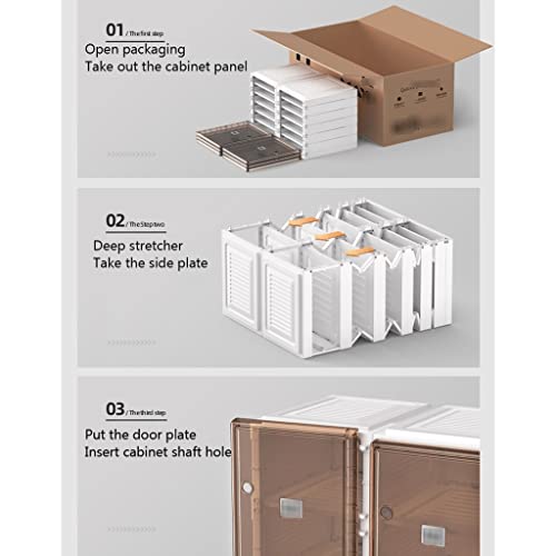 Organisateur de chaussures cube portable étanche et modulable gain de place