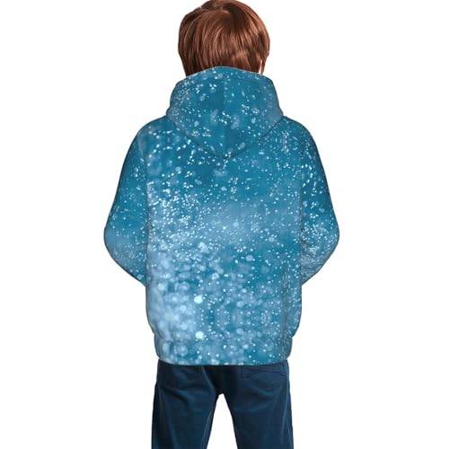 Air Bubbles in Water Kid Hoodies Boys Sweatshirts Girls Pullover with Pocket4
