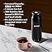 Jettle Electric Kettle - Travel Portable Heater for Coffee Tea Milk Soup - Stainless Steel Travel Water Boiler tea pot with Temperature Control - LED - Automatic Power Off - 450ml - Kitchen Appliance