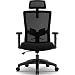 Produktbild Airchros Bürostuhl Ergonomisch, Schreibtischstuhl mit Armlehnen, Kopfstütze, Chefsessel mit Lendenwirbelstütze, Ergonomischer Bürostuhl 150kg, Computerstuhl Wippfunktion bis 135°,Drehstuhl mit Rollen
