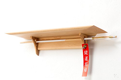Amazon｜神棚の里 モダン神棚板 (大, メイプル)｜榊立 オンライン通販