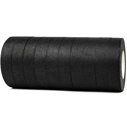 WELSTIK Kabelbaum Band 19mm*15m, 10 Pack- Premium-Gewebeband für elektrische Automobil, hervorragende Rauschunterdrückung und Kabel