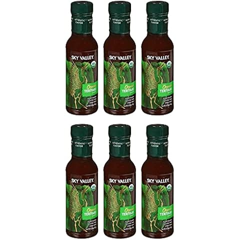 Sky Valley Organic Teriyaki Sauce - Gluten Free Teriyaki Sauce, Teriyaki Sauce Organic, Plant Based, Vegan, Non-GMO, USDA Organic, Marinade & Dipping Sauce - 14.5 Ounce, 6-Pack Cover