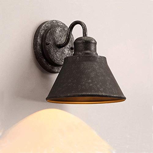 Lampe murale industrielle rétro étanche LED E27 métal pour balcon - 4