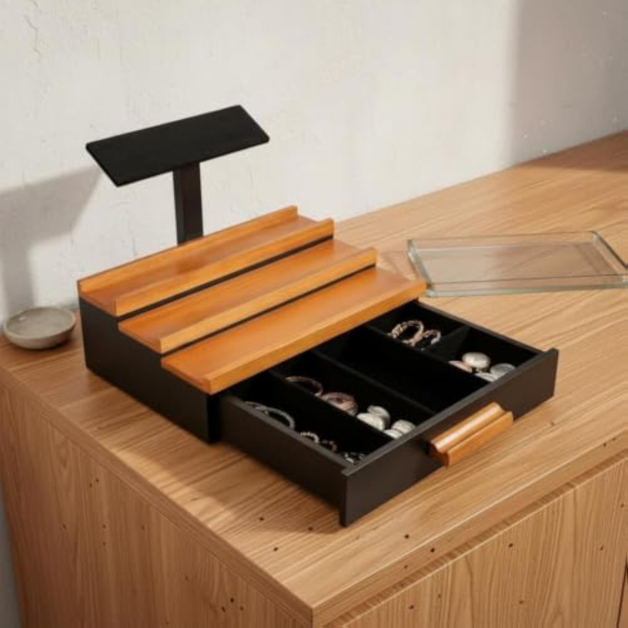 Hidden Compartment Tiered Perfume Holder