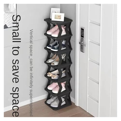 Rangement de chaussures peu encombrant et armoire d'entrée pliable pour petits espaces - 5